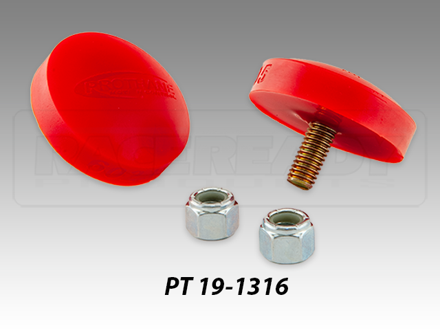 Prothane 19-1315 Red Small Button Bump Stop 