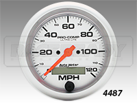 Autometer 3-3/8" Ultra-Lite In Dash Programmable Speedometer