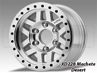 KMC XD228 Machete Desert Beadlock Wheels